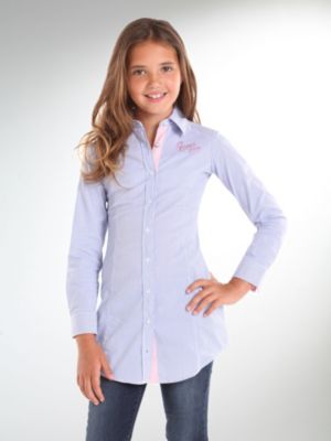 Micro Stripes Maxi-Shirt