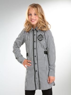 Checked Shirt Dress
