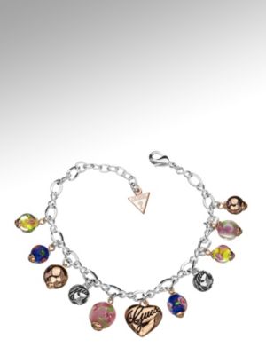 Multi Bead Charm Bracelet