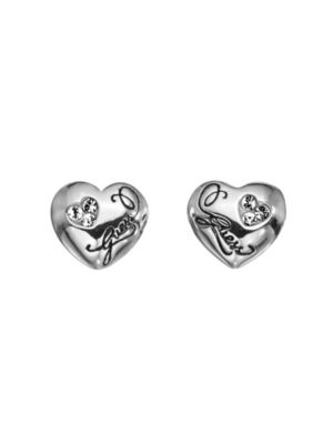 Concave Heart Stud Earring