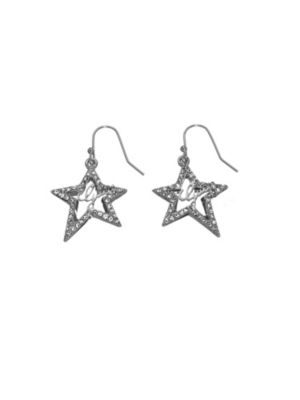Open Star Earrings