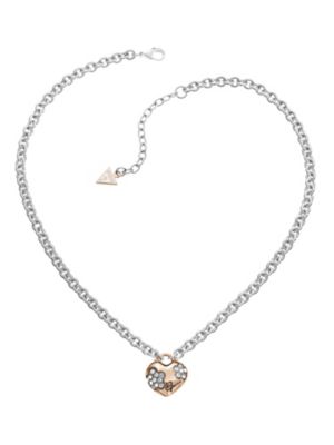 prezzi e offerte Small Flower Heart Pendant Necklace su prezzi in promozione