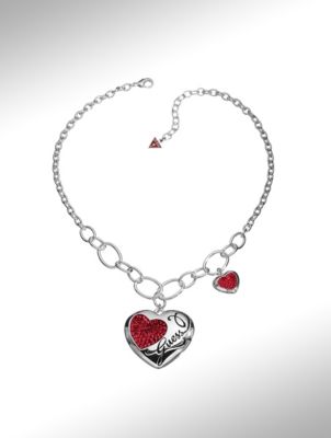 Concave Drama Heart Necklace