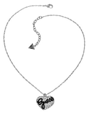 prezzi e offerte Small Strass Heart Pendant Necklace su prezzi in promozione