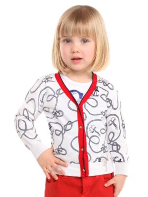 Cotton Stretch Anchors Sweater