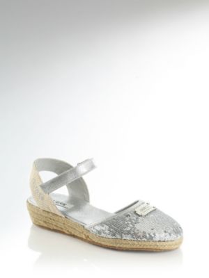 Caste Silver Wedges Size 30 39