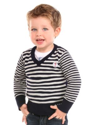 Stripes V Neck Sweaters