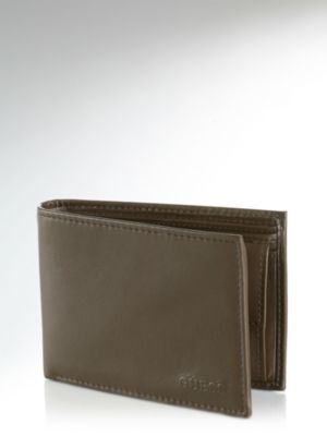 Black Basic Billfold with Coin Pocket