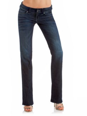 Daredevil Straight Basic Blue Stretch Denim van kantoor artikelen tip.