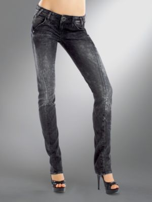 Rocket Stretch Titian Black Denim