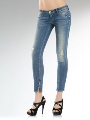 Beverly Stretch Ocean Blue Denim