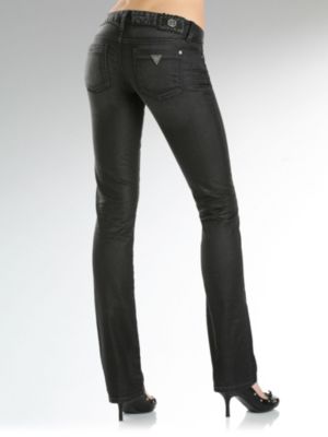 Starlet Straight Indigo Black Denim