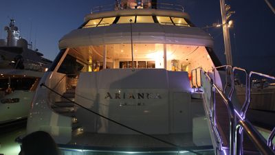 Charter award winning superyacht Arianna