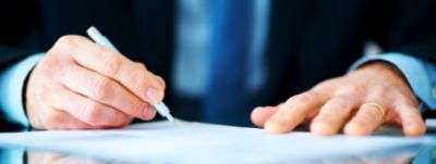 Signing charter contract