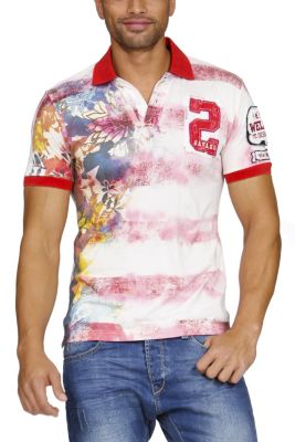 T-Shirts & Polos Desigual Faded Stripes Regular Fit 