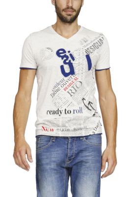 T-shirts & Polos  Desigual Recortes Diario Regular Fit 