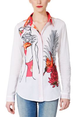 T-shirts & Camisas Desigual Vegetal Dream 