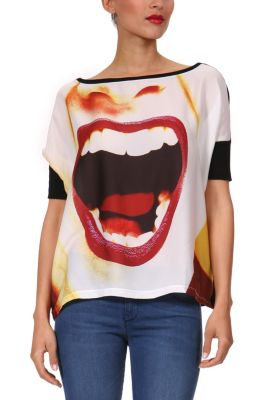 T-shirts & Camisas Desigual Bocaza