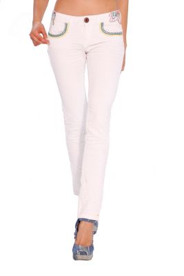 Denim Desigual Cintura Bordada