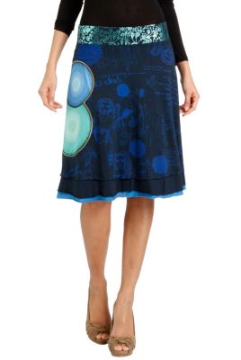 Faldas Desigual Zul
