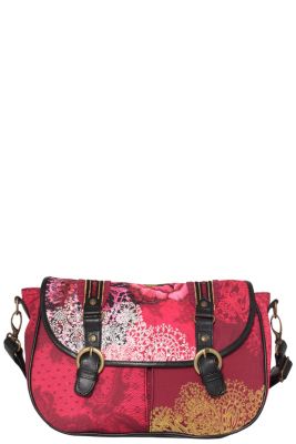 Bolsos Desigual Puntilla Rojo