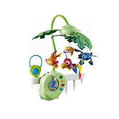 Fisher Price Rainforest Peek-a-Boo Leaves Musical Mobile