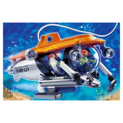 Playmobil 4473 Explorer submarine boat   underwater motor