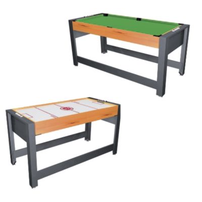 4 2 in 1 Pool and Air Hockey Table