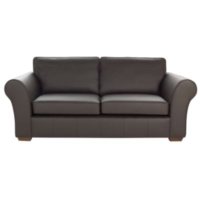 Lilbourne Large Sofa Bed Madras Leather Chocolate