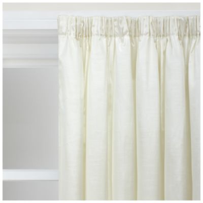 Tu Faux Silk Curtains Cream