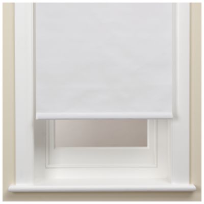 Tu Fabric Blackout Roller Blind White