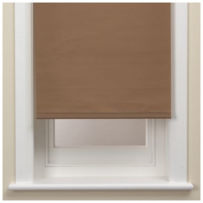 Tu Fabric Blackout Roller Blind Chocolate