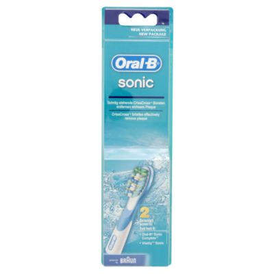 Braun Oral-B SR18 Sonic Complete Replacement Brush Heads 2 Pack
