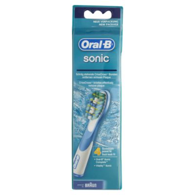 Oral-B Braun Oral-B SR18-4 Sonic Brushheads 4 pack