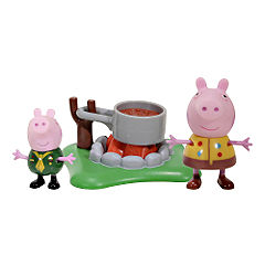 CHARACTER PEPPA PIG FAMILY FIGURES WITH BIKE