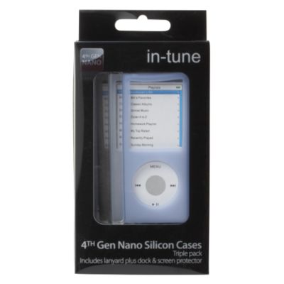 in-tune 4th Generation iPod Nano  Silicon Case 3 Pack