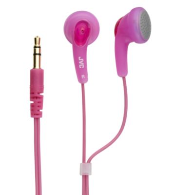 JVC Pink Gumy Headphones