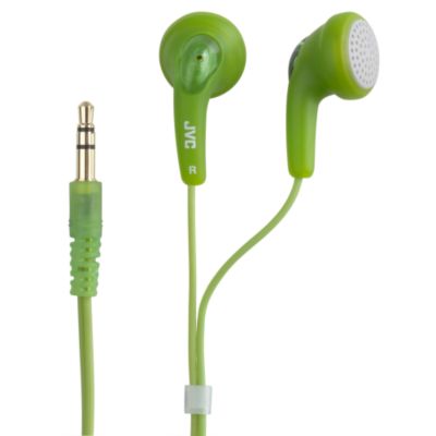 JVC Green Gumy Headphones