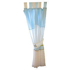 Coast In My Garden Tab-top Curtains and Tie