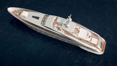 silver wind electric superyacht